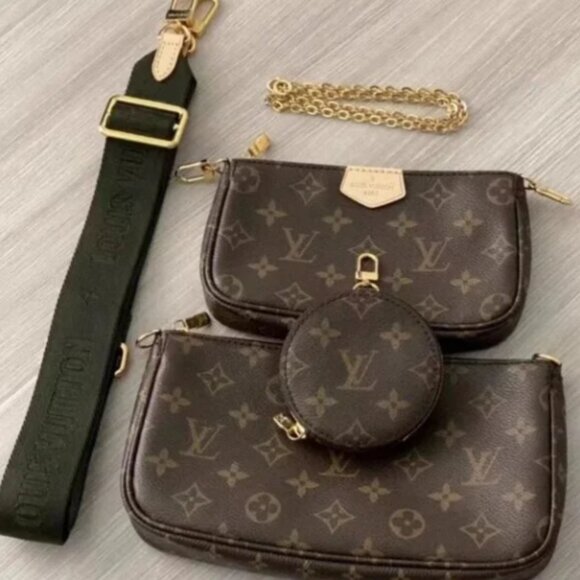 Louis Vuitton Brown Tan Crossbody Bag - Picture 1 of 4